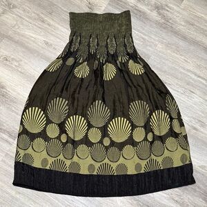 Shell strapless dress/skirt one size‎